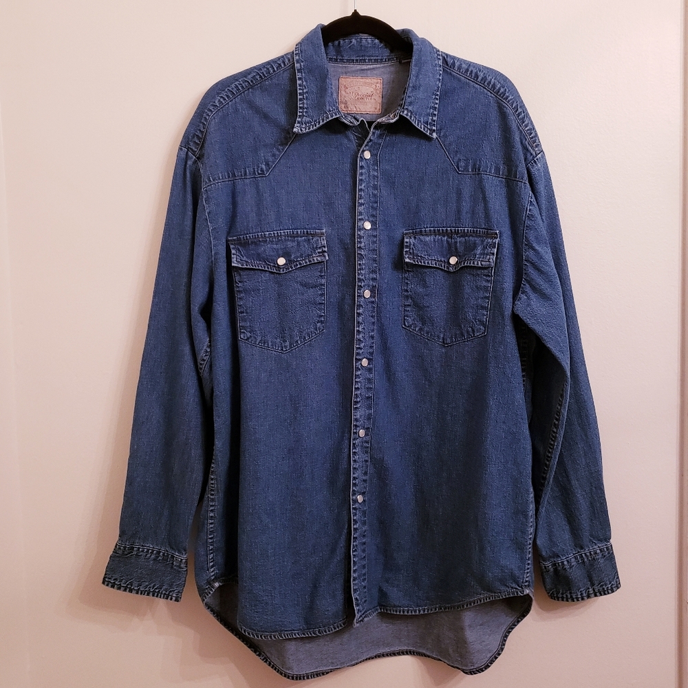 Vintage Gap special edition jean shirt size L